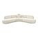 Broohah Cream Boucle Sectional by TOV Furniture