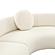 Broohah Cream Boucle Sectional by TOV Furniture