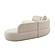 Broohah Beige Linen Sectional by TOV Furniture