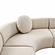 Broohah Beige Linen Sectional by TOV Furniture