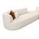 Fickle Cream Boucle 3-Piece Modular Sectional by TOV Furniture