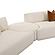 Fickle Cream Boucle 4-Piece Modular RAF Chaise Sectional by TOV Furniture