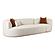 Fickle Cream Boucle 2-Piece Modular LAF Sofa by TOV Furniture
