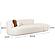 Fickle Cream Boucle 2-Piece Chaise Modular LAF Sofa by TOV Furniture