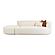 Fickle Cream Boucle 2-Piece Chaise Modular RAF Sofa by TOV Furniture