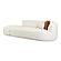 Fickle Cream Boucle 2-Piece Chaise Modular RAF Sofa by TOV Furniture