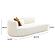 Fickle Cream Boucle Modular LAF Loveseat by TOV Furniture