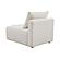 Hangover Cream Boucle Modular Armless Chair by TOV Furniture