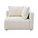 Hangover Cream Boucle Modular Corner Chair by TOV Furniture
