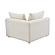 Hangover Cream Boucle Modular Corner Chair by TOV Furniture
