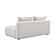 Hangover Cream Boucle Modular Loveseat by TOV Furniture