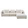 Hangover Cream Boucle 4-Piece Modular Sectional by TOV Furniture