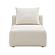 Hangover Cream Linen Modular Armless Chair by TOV Furniture