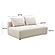 Hangover Cream Linen Modular Loveseat by TOV Furniture