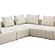 Hangover Cream Linen 5-Piece Modular L-Sectional by TOV Furniture
