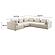Hangover Cream Linen 5-Piece Modular L-Sectional by TOV Furniture