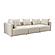 Hangover Cream Linen Sofa by TOV Furniture