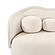 Circe Cream Textured Velvet Sofa by TOV Furniture