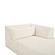 Tarra Fluffy Oversized Cream Corduroy Modular RAF Chaise by TOV Furniture