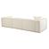 Tarra Fluffy Oversized Cream Corduroy Modular RAF Sectional by TOV Furniture