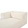 Tarra Fluffy Oversized Cream Corduroy Modular LAF Chaise by TOV Furniture