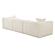 Tarra Fluffy Oversized Cream Corduroy Modular Sofa by TOV Furniture