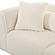 Tarra Fluffy Oversized Cream Corduroy Modular Loveseat by TOV Furniture