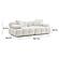 Calliope Cream Vegan Shearling Modular Loveseat by TOV Furniture