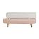 Tischa Cream Boucle & Blush Velvet Sofa by TOV Furniture