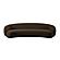 Kendall Chocolate Brown Velvet 120 Inch Sofa by TOV Furniture