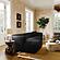 Tarra Fluffy Oversized Black Corduroy Modular LAF Sectional by TOV Furniture