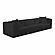 Tarra Fluffy Oversized Black Corduroy Modular Sofa by TOV Furniture