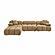 Calliope Cafe Au Lait Performance Velvet 4-piece Modular Sectional by TOV Furniture