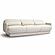 Azalea Cream Velvet Sofa by TOV Furniture