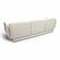 Azalea Cream Velvet Sofa by TOV Furniture