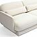 Azalea Cream Velvet Sofa by TOV Furniture