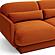 Azalea Rust Orange Velvet Sofa by TOV Furniture
