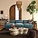 Azalea Powder Blue Velvet Sofa by TOV Furniture