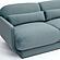 Azalea Powder Blue Velvet Sofa by TOV Furniture