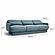 Azalea Powder Blue Velvet Sofa by TOV Furniture