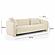 Lou Sandstone Textured Fabric Sofa by TOV Furniture