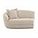 Marion Two-Tone Textured Boucle Loveseat - LAF by TOV Furniture