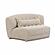 Marion Two-Tone Textured Boucle Armless Loveseat by TOV Furniture