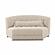 Marion Two-Tone Textured Boucle Armless Loveseat by TOV Furniture