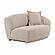 Marion Two-Tone Textured Boucle Loveseat - RAF by TOV Furniture