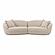 Marion Two-Tone Textured Boucle Sectional by TOV Furniture