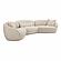 Marion Two-Tone Textured Boucle Large Sectional by TOV Furniture
