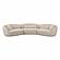 Marion Two-Tone Textured Boucle Large Sectional by TOV Furniture