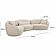 Marion Two-Tone Textured Boucle Large Sectional by TOV Furniture