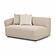 Sylvie Cream Boucle Left Arm 2-Seater Loveseat by TOV Furniture